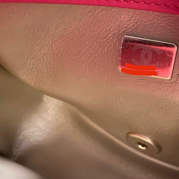 Chanel 2022 Mini Flap Handbag with Pearl Crush Lambskin spring summer collection - Picture 5 of 8